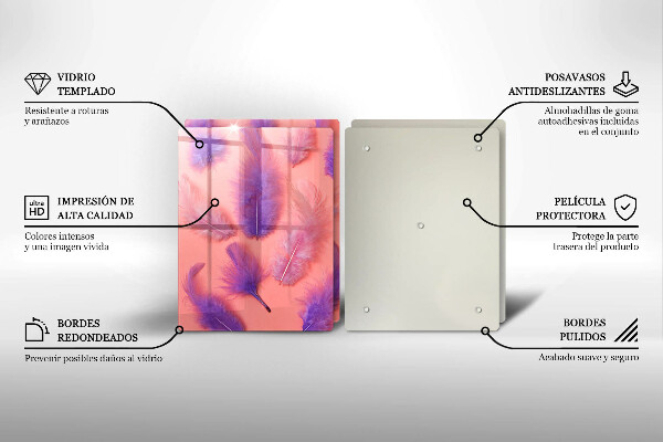 Zaščitna plošča za štedilnik Puhasto perje