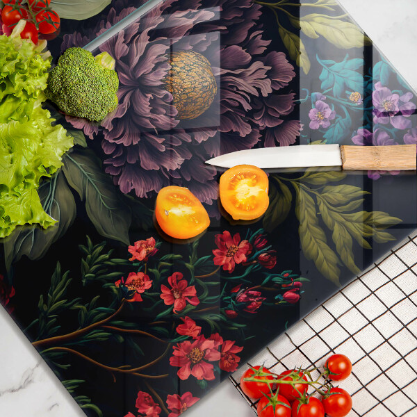 Zaščitna plošča za štedilnik Lepe rože