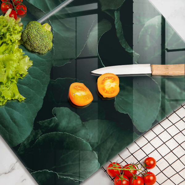 Zaščitna plošča za štedilnik Divji temni listi