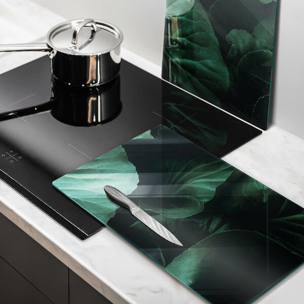 Zaščitna plošča za štedilnik Divji temni listi