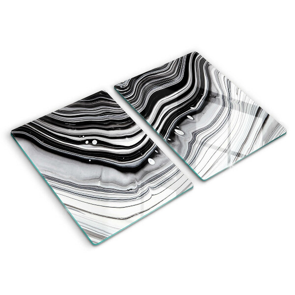 Zaščitna plošča za štedilnik Abstrakcija črnila