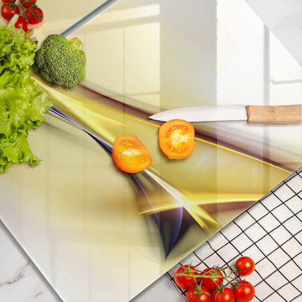 Stenska zaščitna plošča za štedilnik Abstraktne črte svetlobe