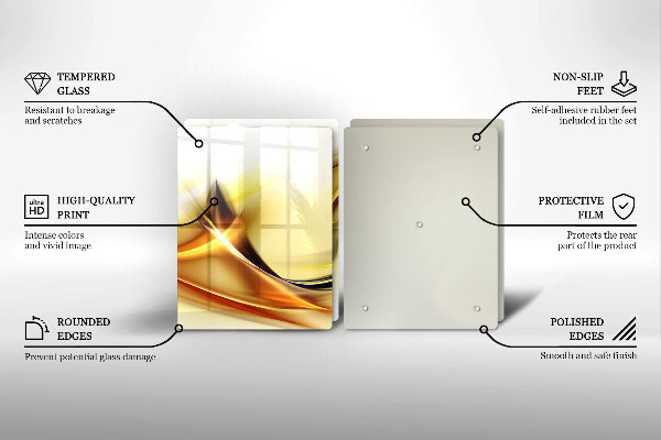 Stenska zaščitna plošča za štedilnik Abstraktne črte svetlobe