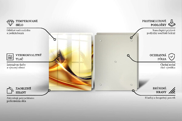 Stenska zaščitna plošča za štedilnik Abstraktne črte svetlobe