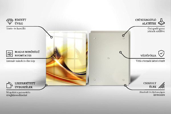 Stenska zaščitna plošča za štedilnik Abstraktne črte svetlobe