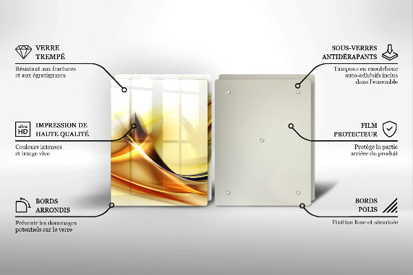 Stenska zaščitna plošča za štedilnik Abstraktne črte svetlobe
