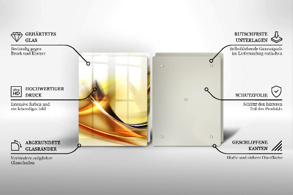 Stenska zaščitna plošča za štedilnik Abstraktne črte svetlobe