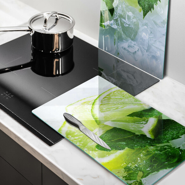 Zaščitna plošča za štedilnik Limetina meta in led