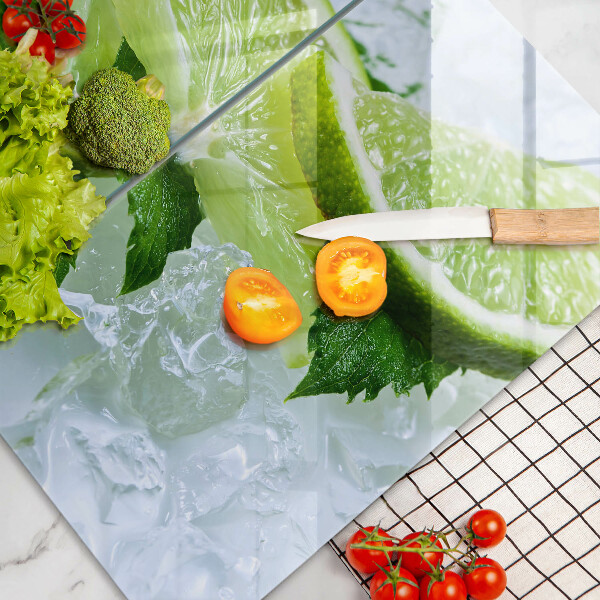 Zaščitna plošča za štedilnik Limetina meta in led