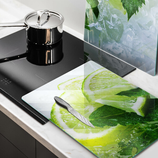 Zaščitna plošča za štedilnik Limetina meta in led