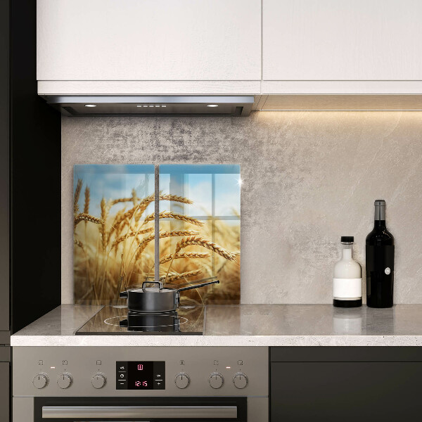 Zaščitna plošča za štedilnik Klasje žit na polju