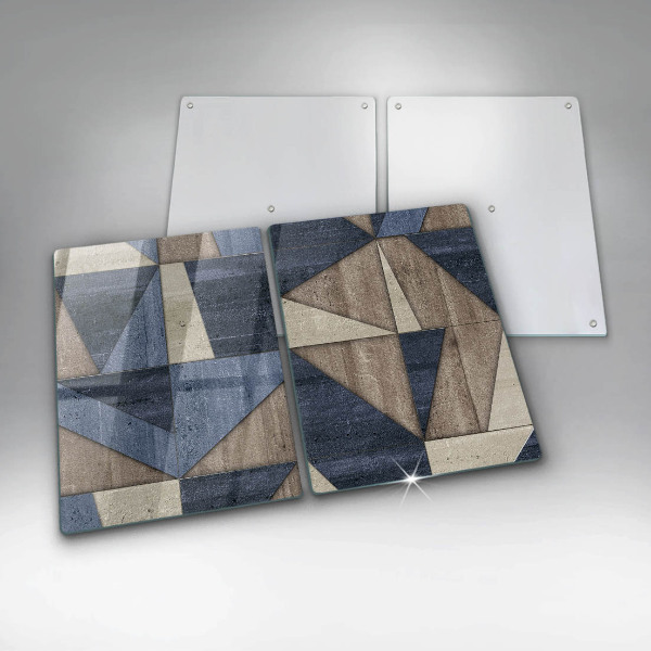 Zaščitna plošča za štedilnik Geometrijska abstrakcija