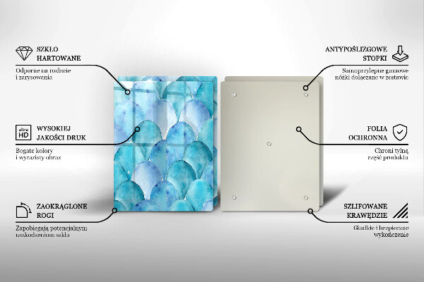 Zaščitna plošča za štedilnik Akvarelne lestvice