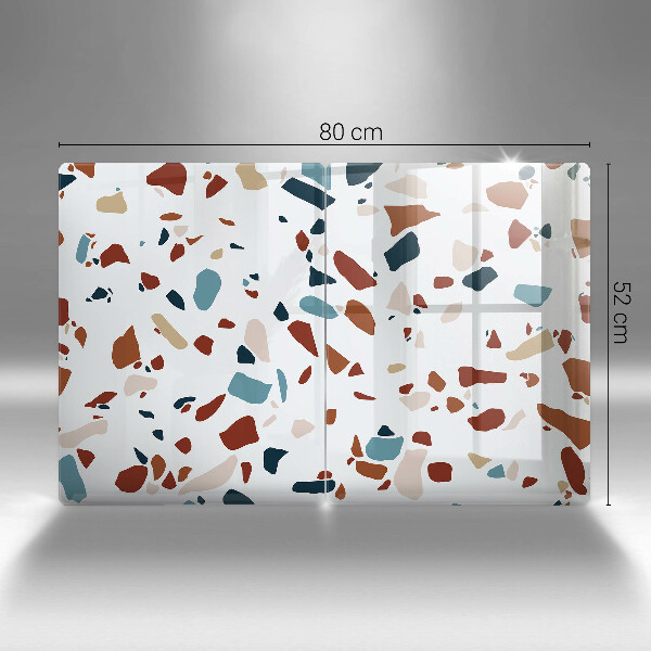 Zaščitna plošča za štedilnik Dekorativni kamen