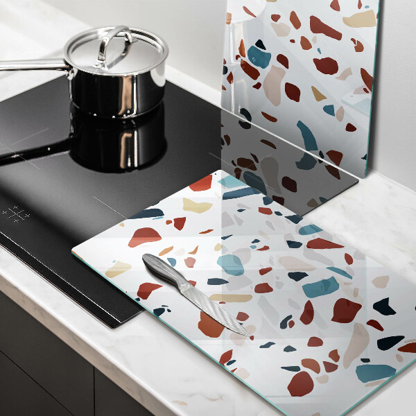 Zaščitna plošča za štedilnik Dekorativni kamen