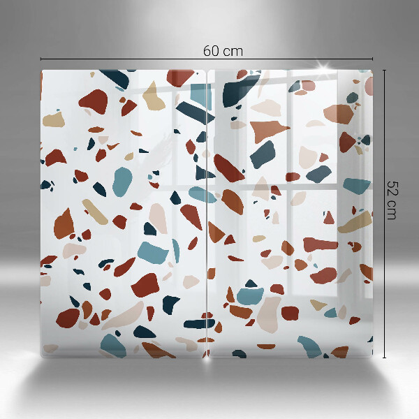 Zaščitna plošča za štedilnik Dekorativni kamen