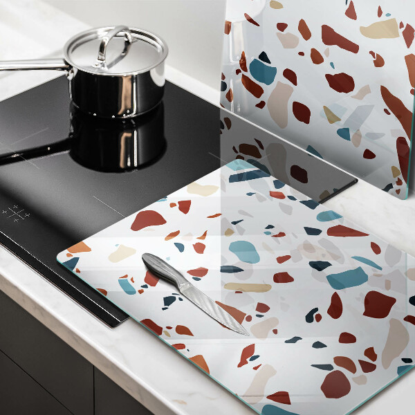 Zaščitna plošča za štedilnik Dekorativni kamen