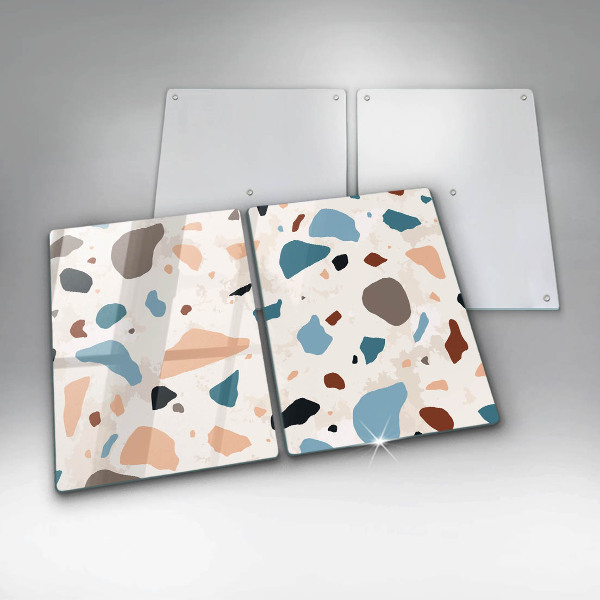 Zaščitna plošča za štedilnik Dekorativna kamenina