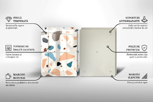 Zaščitna plošča za štedilnik Dekorativna kamenina