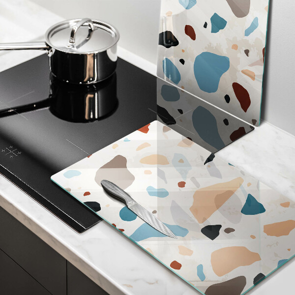 Zaščitna plošča za štedilnik Dekorativna kamenina