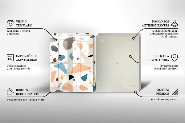 Zaščitna plošča za štedilnik Dekorativna kamenina