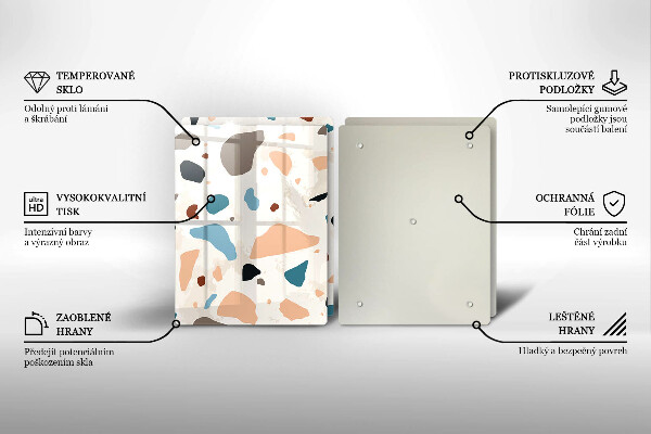 Zaščitna plošča za štedilnik Dekorativna kamenina