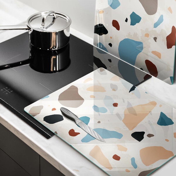 Zaščitna plošča za štedilnik Dekorativna kamenina