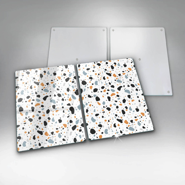 Zaščitna plošča za štedilnik Dekorativna kamenina