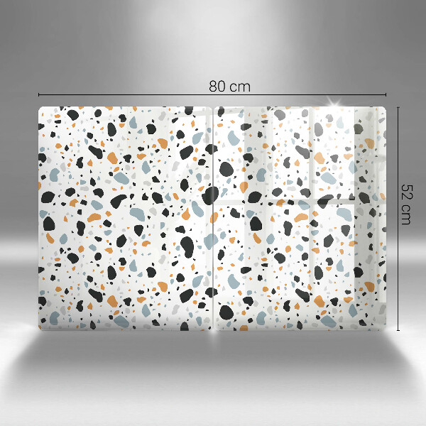 Zaščitna plošča za štedilnik Dekorativna kamenina