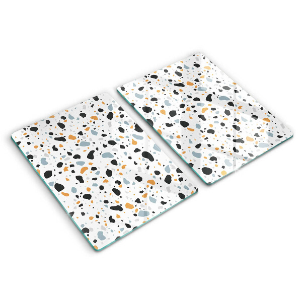 Zaščitna plošča za štedilnik Dekorativna kamenina