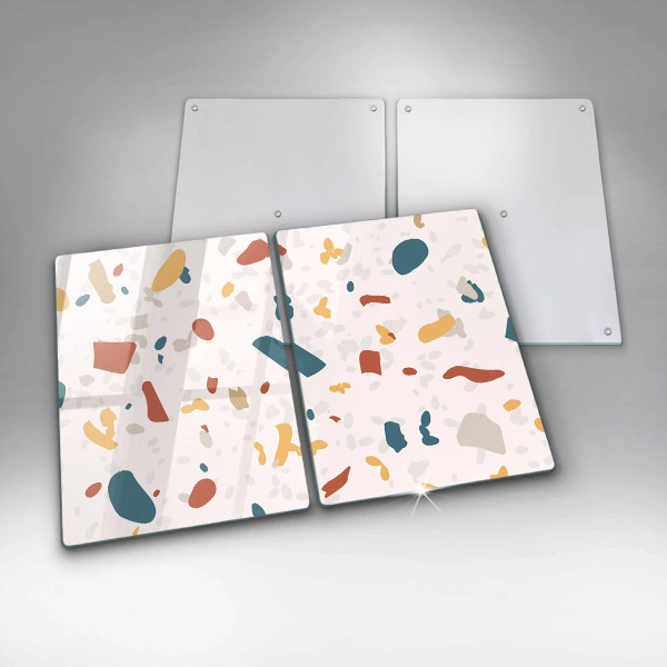 Zaščitna plošča za štedilnik Dekorativna kamenina