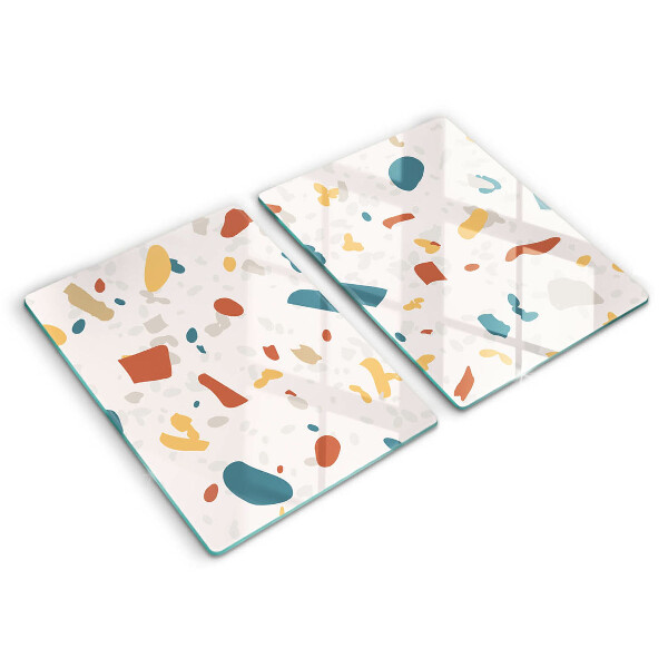 Zaščitna plošča za štedilnik Dekorativna kamenina