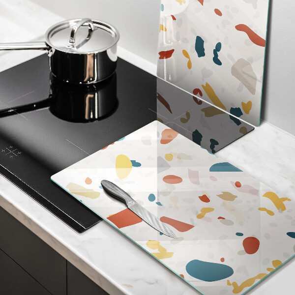 Zaščitna plošča za štedilnik Dekorativna kamenina