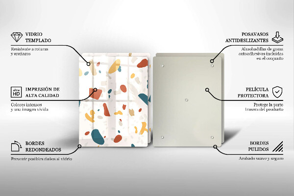 Zaščitna plošča za štedilnik Dekorativna kamenina