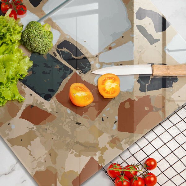 Zaščitna plošča za štedilnik Plošča z okrasnimi kamni