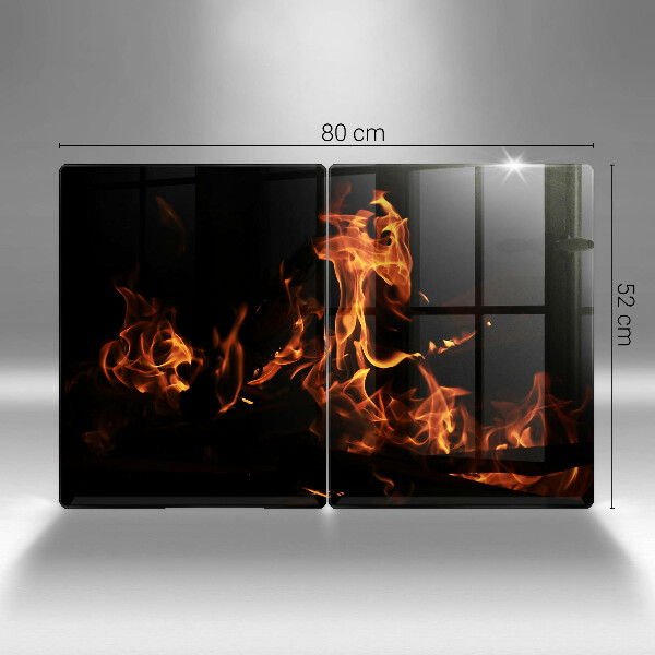 Zaščitna plošča za štedilnik Prižgi živi plamen