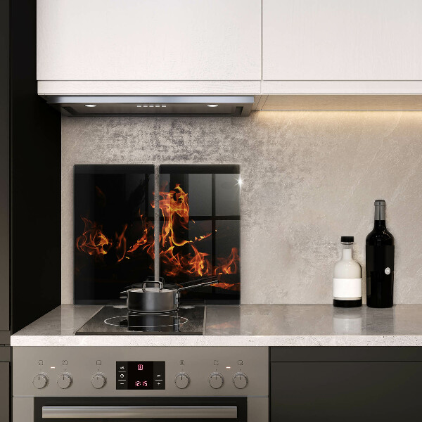 Zaščitna plošča za štedilnik Prižgi živi plamen