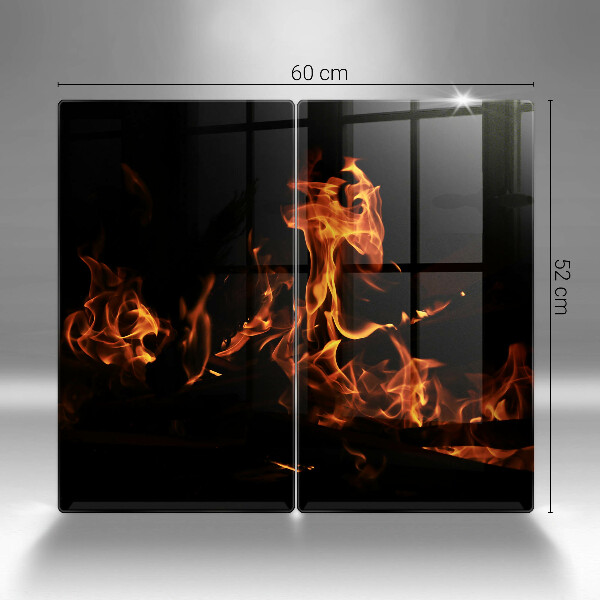 Zaščitna plošča za štedilnik Prižgi živi plamen