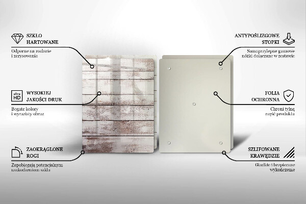 Zaščitna plošča za štedilnik Stare lesene plošče
