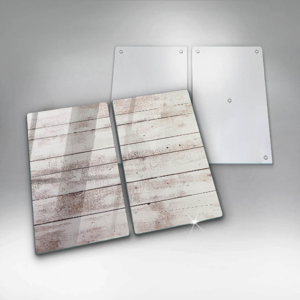 Zaščitna plošča za štedilnik Stare lesene plošče