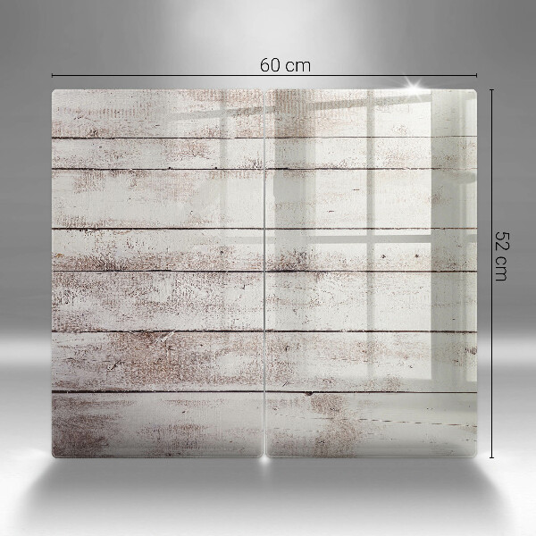 Zaščitna plošča za štedilnik Stare lesene plošče