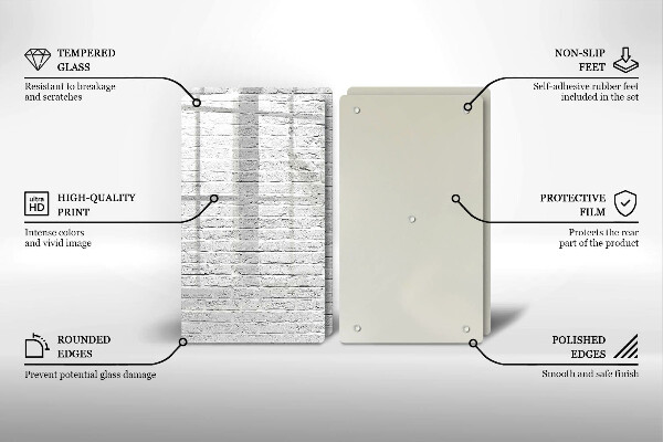 Zaščitna plošča za štedilnik Stena iz opečne stene