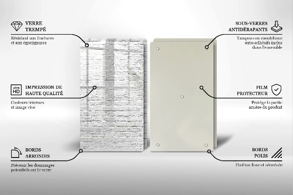 Zaščitna plošča za štedilnik Stena iz opečne stene