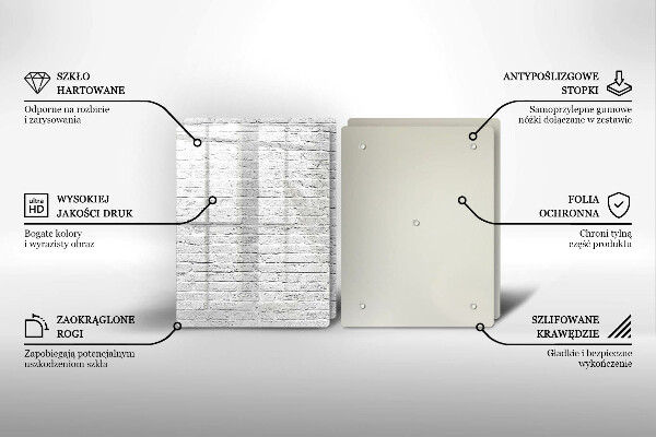 Zaščitna plošča za štedilnik Stena iz opečne stene