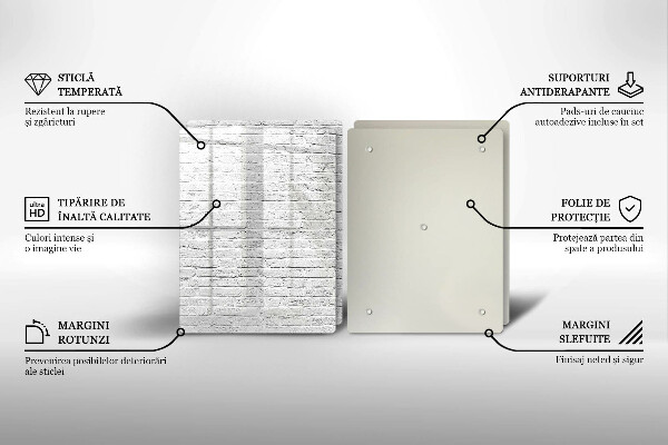 Zaščitna plošča za štedilnik Stena iz opečne stene