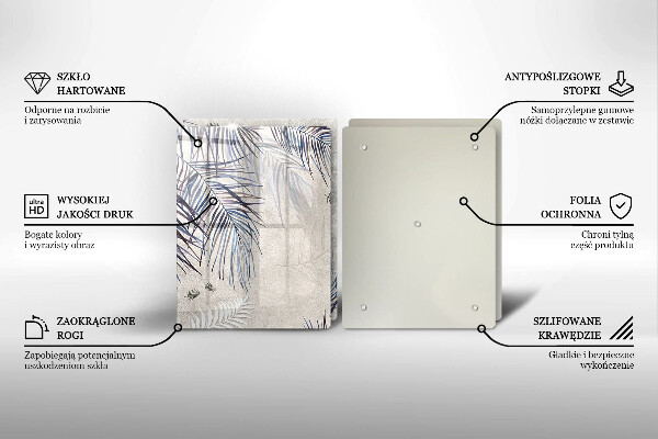 Zaščitna plošča za štedilnik Subtilni listi