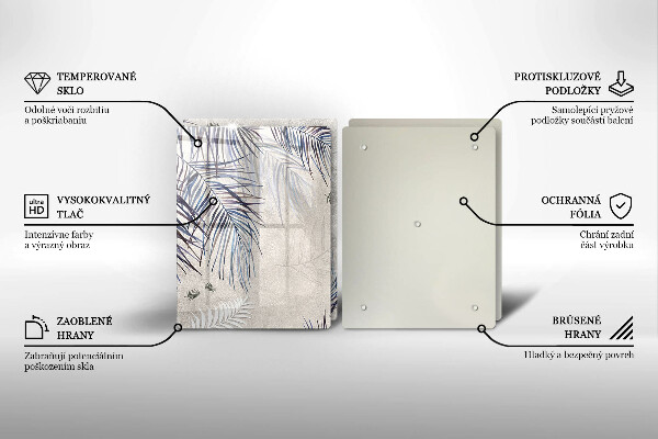 Zaščitna plošča za štedilnik Subtilni listi