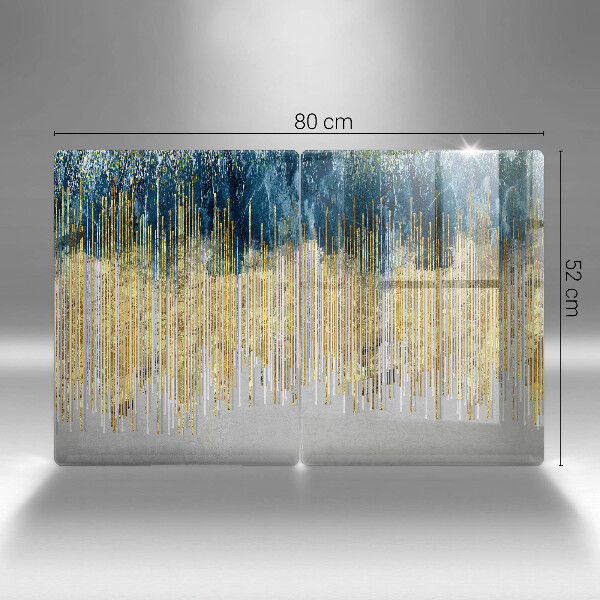 Zaščitna plošča za štedilnik Abstrakcija oblikovalca