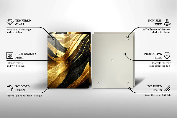 Zaščitna plošča za štedilnik Elegantna abstrakcija