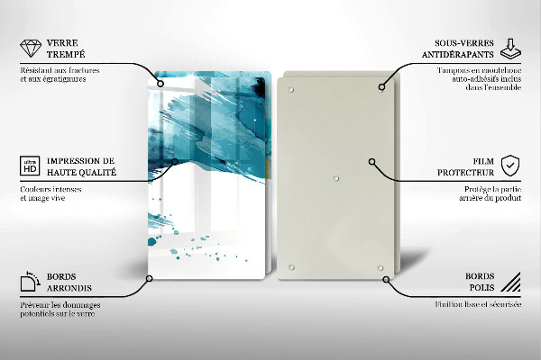 Zaščitna plošča za štedilnik Modre lise